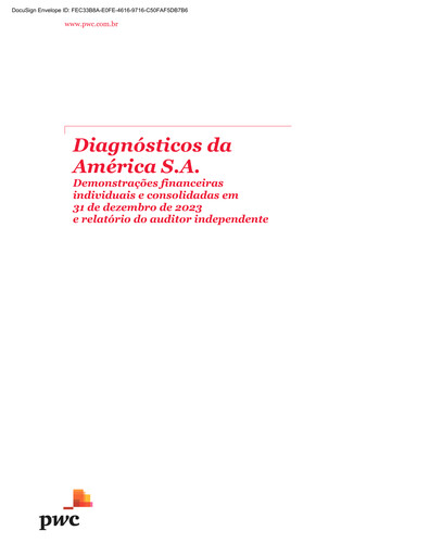 Thumbnail Diagnosticos da America (DASA) Financial Statement 2023