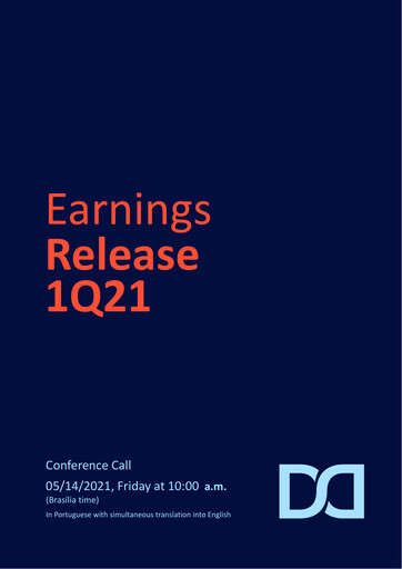 Thumbnail Diagnosticos da America (DASA) Quarterly Report 2021-q1