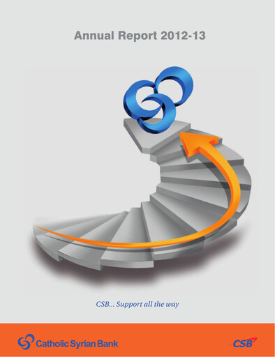 Vorschaubild CSB Bank
 Jahresbericht 2012-2013