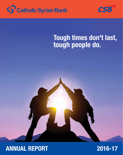Vorschaubild CSB Bank
 Jahresbericht 2016-2017