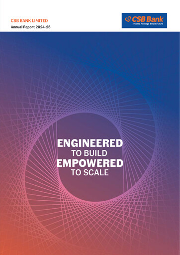 Vorschaubild CSB Bank
 Jahresbericht 2024-2025