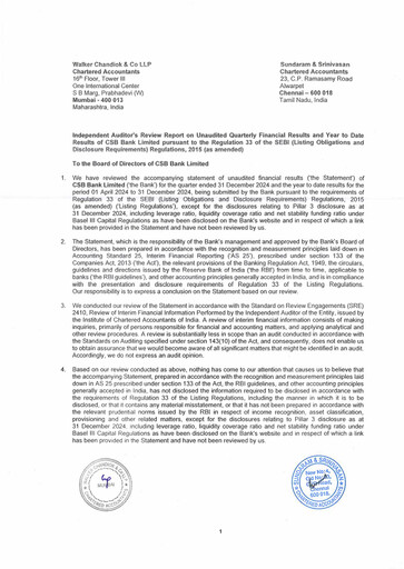 Thumbnail CSB Bank
 Quarterly Report 2024-q3