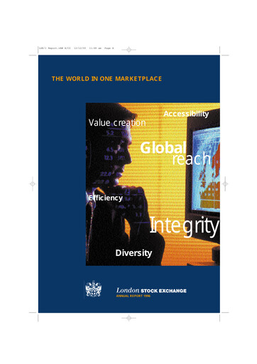 Thumbnail London Stock Exchange Annual Report 1996