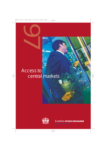 Thumbnail London Stock Exchange Annual Report 1997