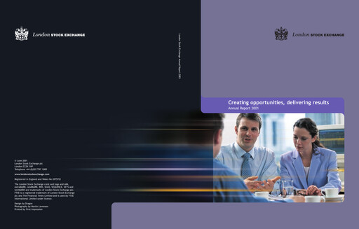 Thumbnail London Stock Exchange Annual Report 2001