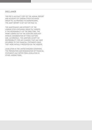 Thumbnail London Stock Exchange Annual Report 2009