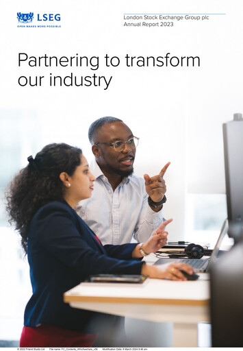 Thumbnail London Stock Exchange Annual Report 2023