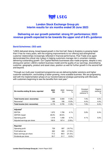 Thumbnail London Stock Exchange Half-year Report 2023-h1