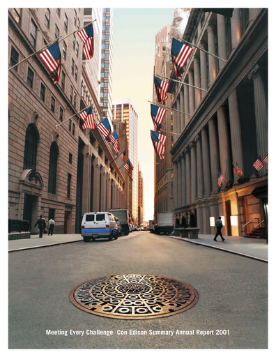 Thumbnail Consolidated Edison Annual Report 2001