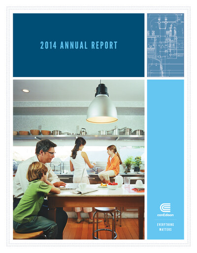 Thumbnail Consolidated Edison Annual Report 2014