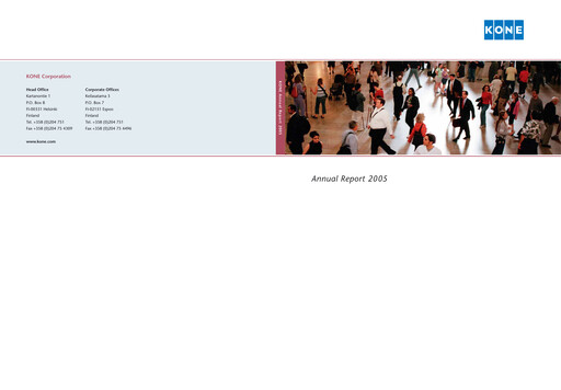 Thumbnail KONE Annual Report 2005