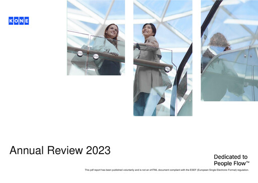 Thumbnail KONE Annual Report 2023