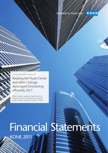 Thumbnail KONE Financial Statement 2011
