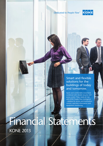 Thumbnail KONE Financial Statement 2013