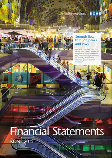Thumbnail KONE Financial Statement 2015