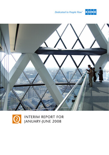 Thumbnail KONE Half-year Report 2008-h1