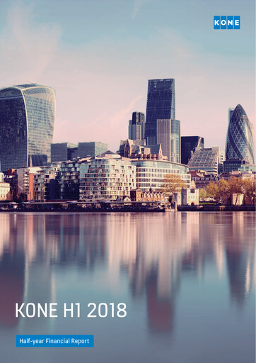 Thumbnail KONE Half-year Report 2018-h1