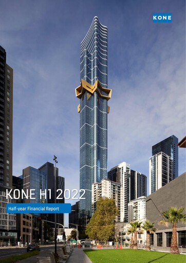 Thumbnail KONE Half-year Report 2022-h1
