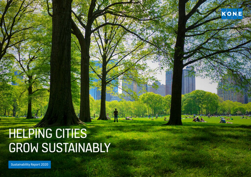 Thumbnail KONE Sustainability Report 2020