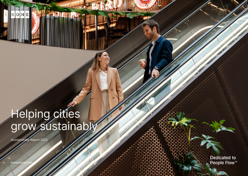 Thumbnail KONE Sustainability Report 2022