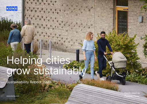 Thumbnail KONE Sustainability Report 2023