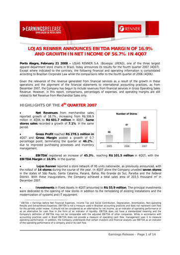 Thumbnail Lojas Renner Quarterly Report 2007-q4