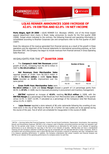 Thumbnail Lojas Renner Quarterly Report 2008-q1