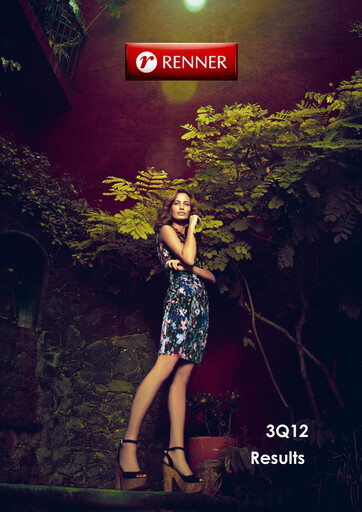 Thumbnail Lojas Renner Quarterly Report 2012-q3
