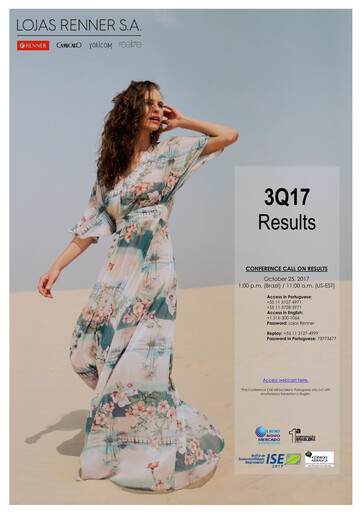Thumbnail Lojas Renner Quarterly Report 2017-q3