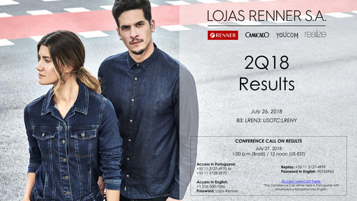 Thumbnail Lojas Renner Quarterly Report 2018-q2