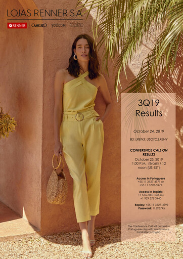 Thumbnail Lojas Renner Quarterly Report 2019-q3