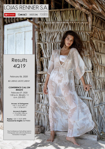 Thumbnail Lojas Renner Quarterly Report 2019-q4