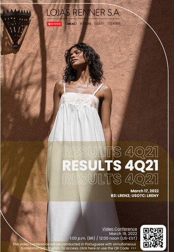 Thumbnail Lojas Renner Quarterly Report 2021-q4