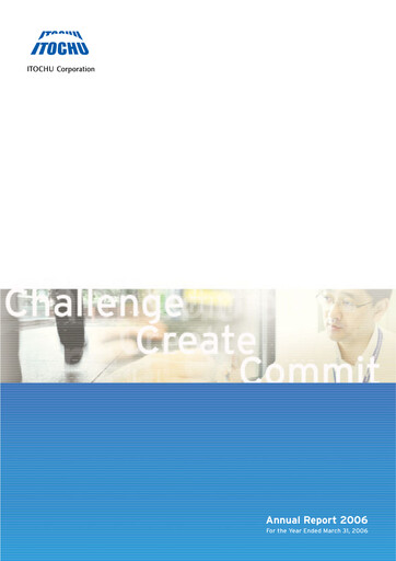 Thumbnail Itōchū Shōji Annual Report 2006