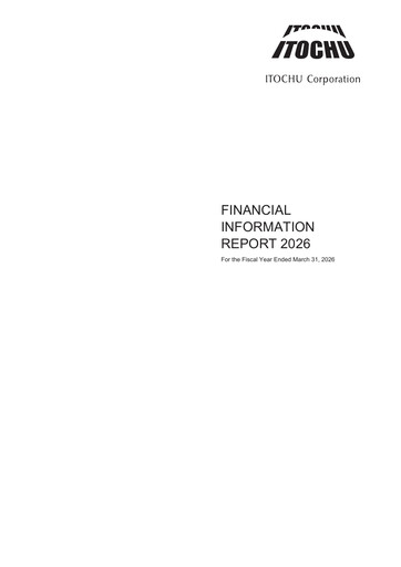 Thumbnail Itōchū Shōji Financial Report 2026