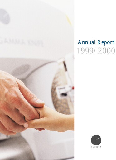 Miniature Elekta AB Rapport annuel 1999-2000
