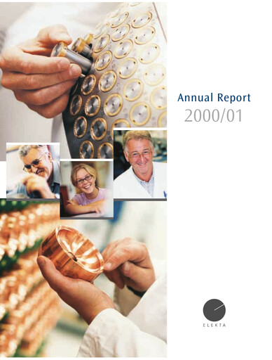 Miniature Elekta AB Rapport annuel 2000-2001