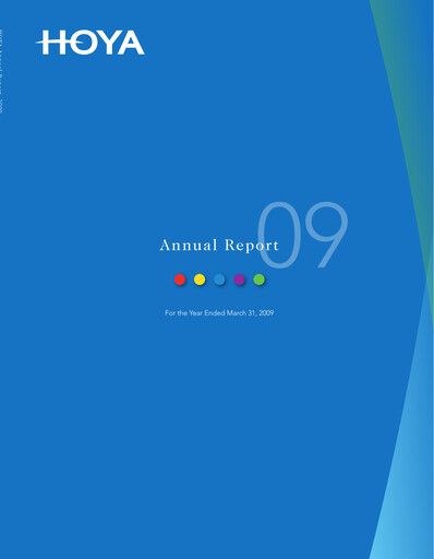 Vorschaubild Hoya Jahresbericht 2009