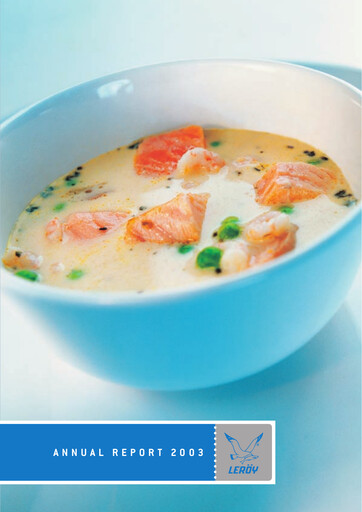 Thumbnail Leroy Seafood Annual Report 2003