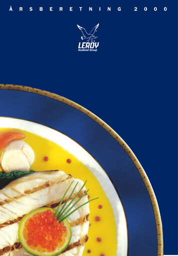 Thumbnail Leroy Seafood Annual Report 2000