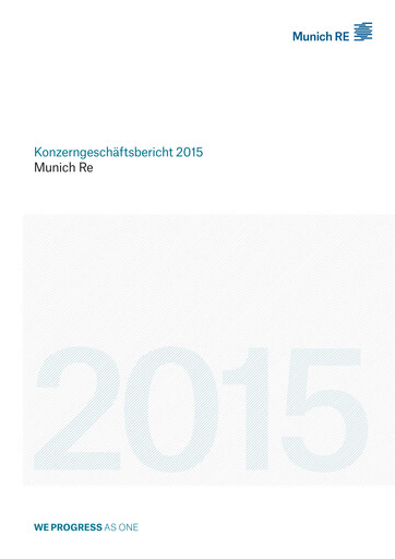 Thumbnail Munich RE (Münchener Rück) Annual Report 2015