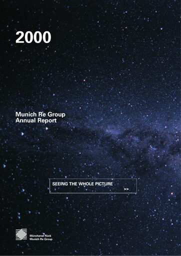 Thumbnail Munich RE (Münchener Rück) Annual Report 2000