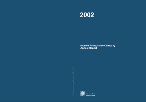 Thumbnail Munich RE (Münchener Rück) Annual Report 2002