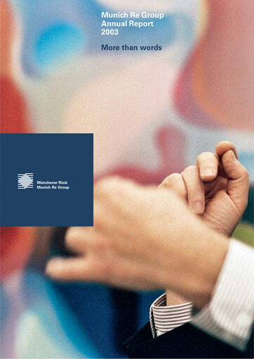 Thumbnail Munich RE (Münchener Rück) Annual Report 2003
