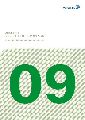 Thumbnail Munich RE (Münchener Rück) Annual Report 2009
