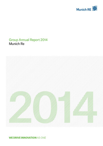 Thumbnail Munich RE (Münchener Rück) Annual Report 2014