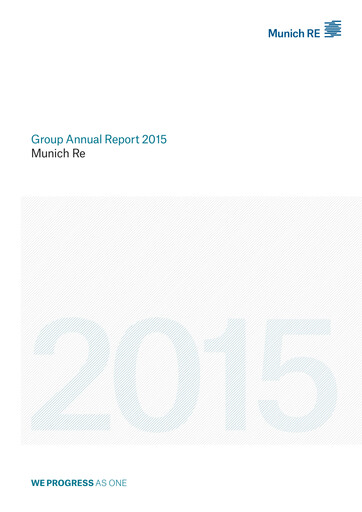Thumbnail Munich RE (Münchener Rück) Annual Report 2015