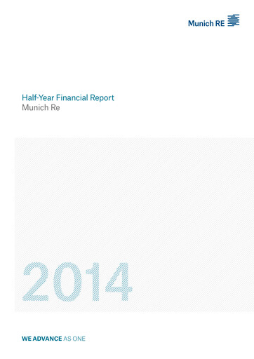 Thumbnail Munich RE (Münchener Rück) Half-year Report 2014-h1