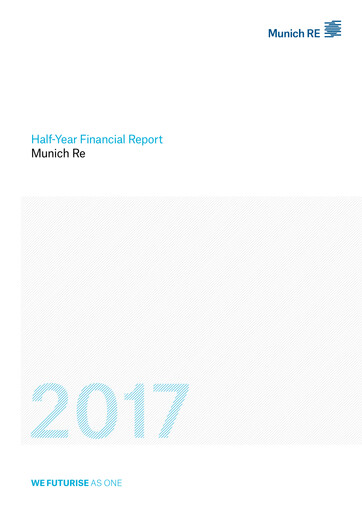 Thumbnail Munich RE (Münchener Rück) Half-year Report 2017-h1