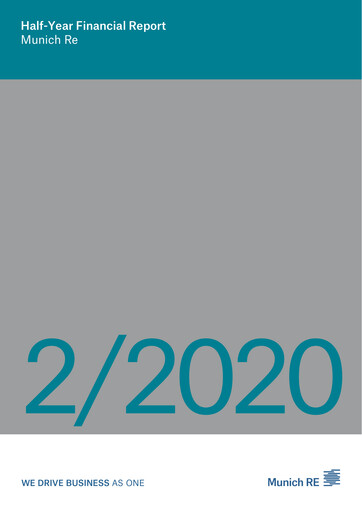 Thumbnail Munich RE (Münchener Rück) Half-year Report 2020-h1